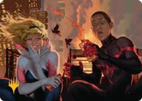 Heroes' Hangout Art Card (Gold-Stamped Planeswalker Symbol)