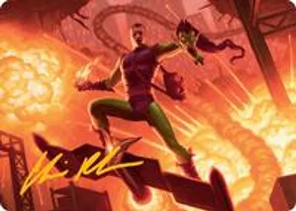 Green Goblin, Revenant Art Card (Gold-Stamped Signature)