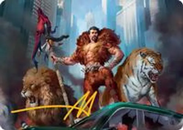 Kraven, Proud Predator Art Card (Gold-Stamped Signature)