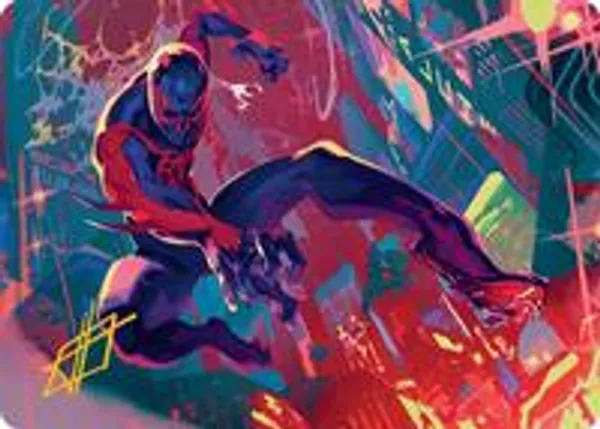 Spider-Man 2099 Art Card (Gold-Stamped Signature)