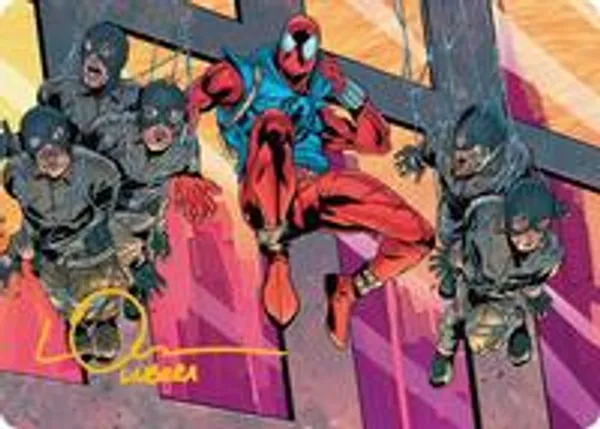 Scarlet Spider, Ben Reilly Art Card (Gold-Stamped Signature)