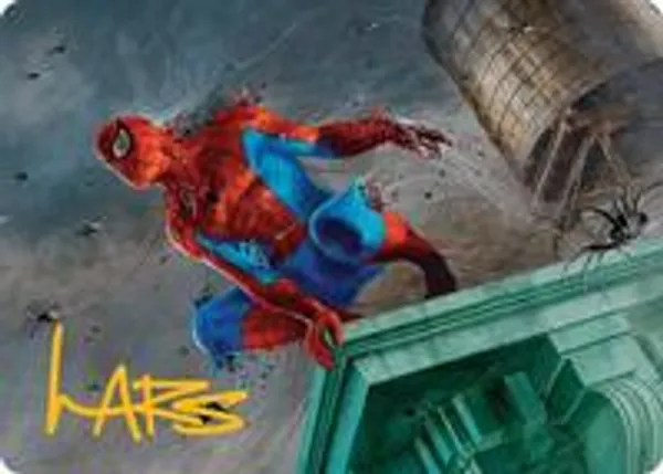 Spiders-Man, Heroic Horde Art Card (Gold-Stamped Signature)