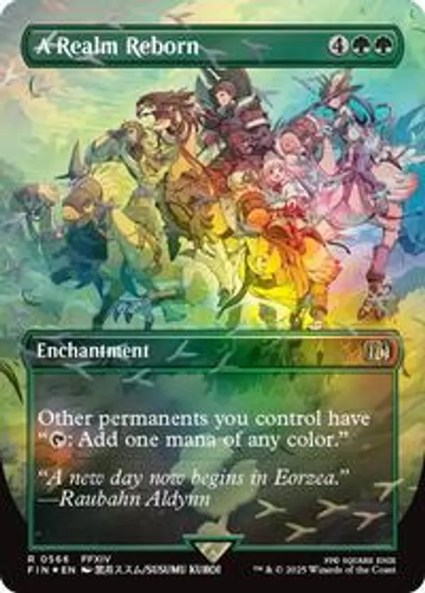 A Realm Reborn (Borderless) (Chocobo Track Foil)