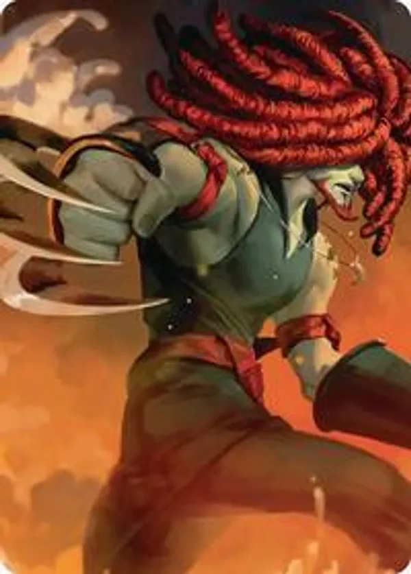 Amarant Coral Scene Art Card