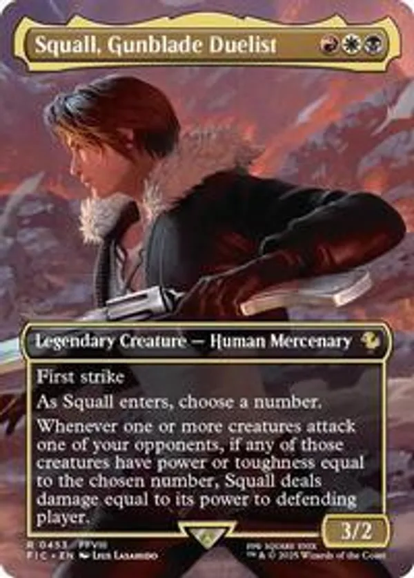 Squall, Gunblade Duelist (Borderless)