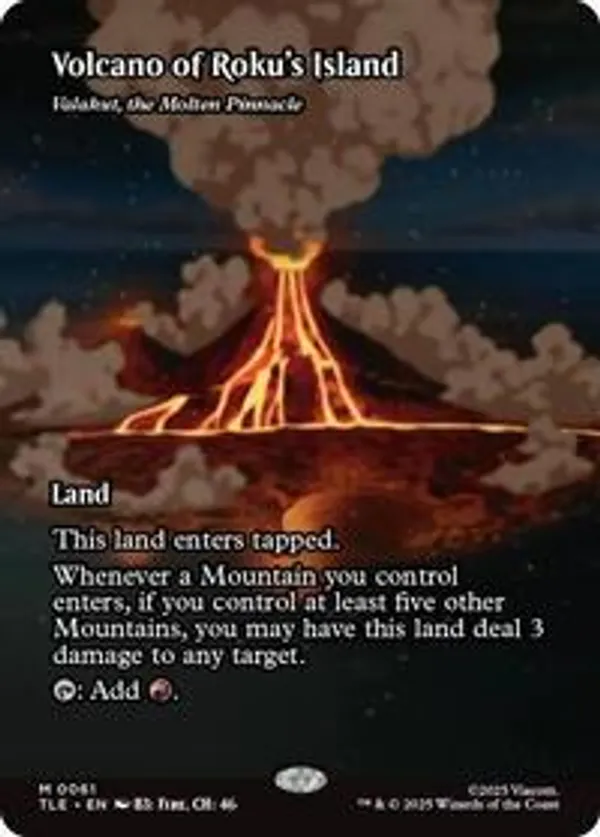 Volcano of Roku's Island - Valakut, the Molten Pinnacle