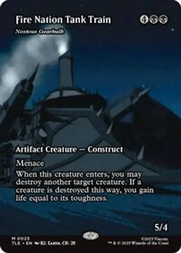 Fire Nation Tank Train - Noxious Gearhulk (Borderless)