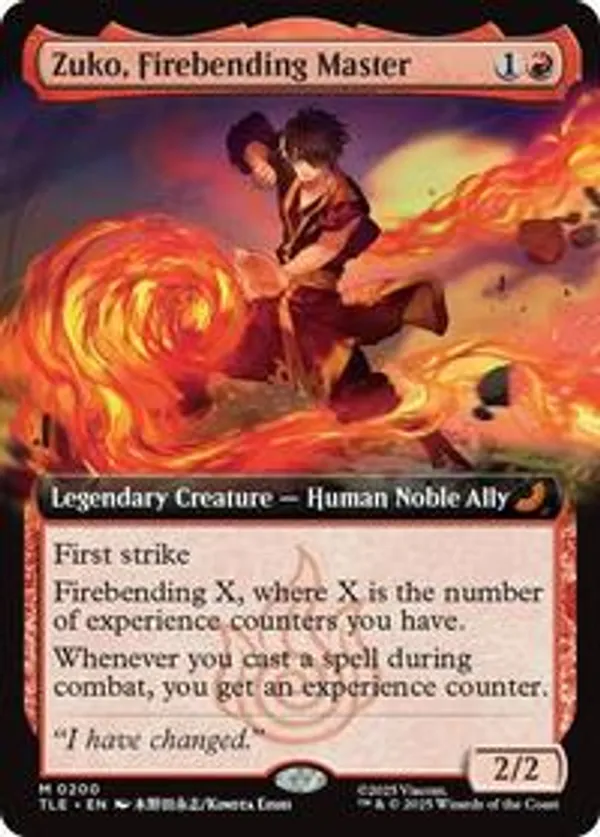 Zuko, Firebending Master (Extended Art)