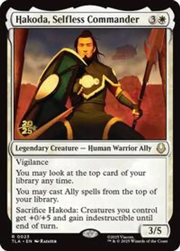 Hakoda, Selfless Commander