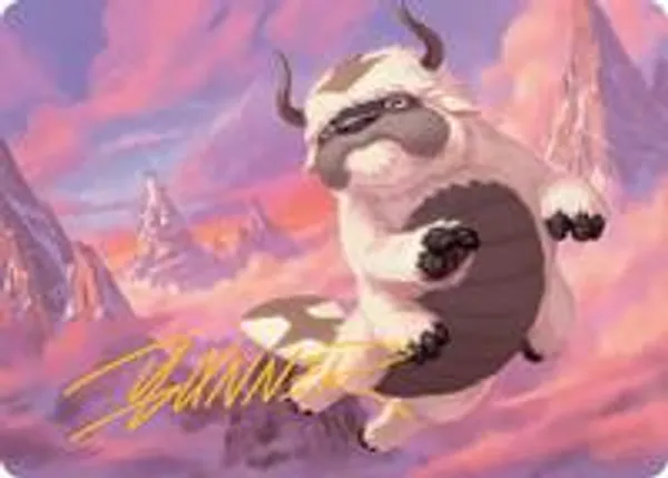 Appa, Aang's Companion Art Card (Gold-Stamped Signature)