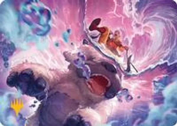 Storm of Memories Art Card (Gold-Stamped Planeswalker Symbol)