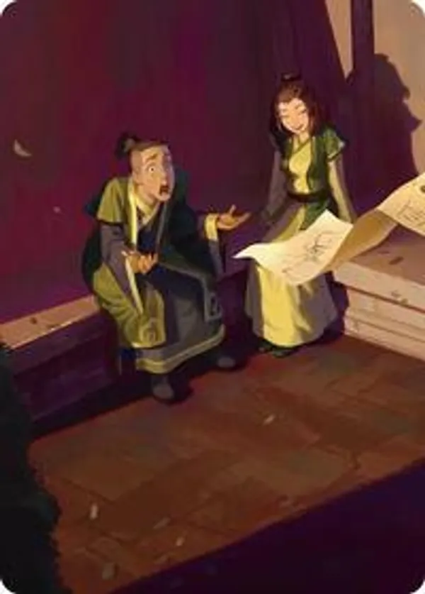 Sokka and Suki Art Card