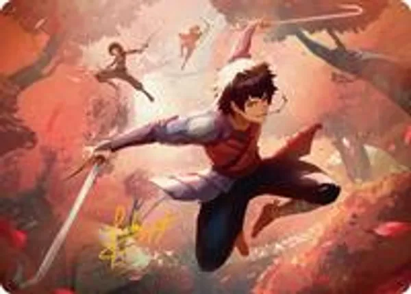 Jet, Freedom Fighter Art Card (Gold-Stamped Signature)