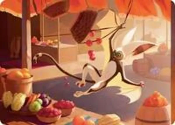 Momo, Playful Pet Art Card