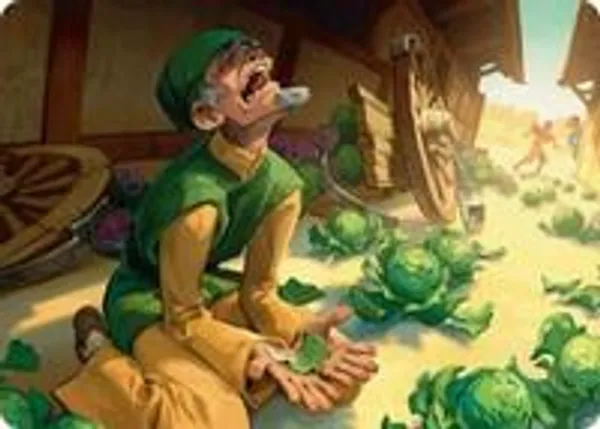 Unlucky Cabbage Merchant Art Card