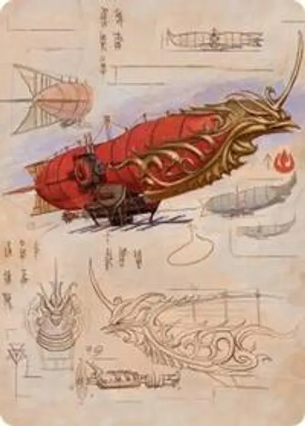 Phoenix Fleet Airship Art Card