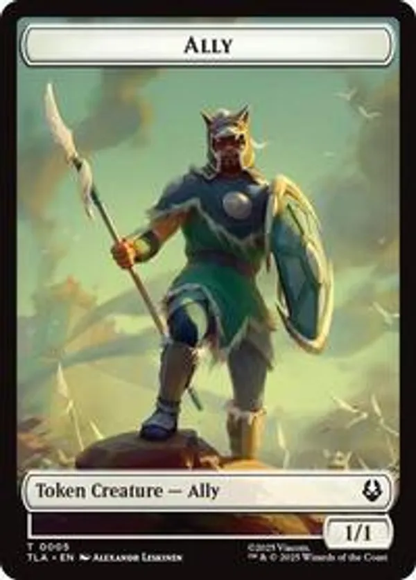 Ally (0005) // Soldier (0002) Double-Sided Token