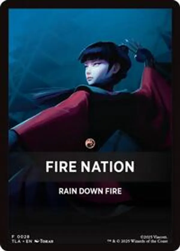 Fire Nation Theme Card