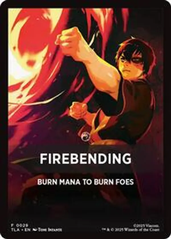 Firebending Theme Card (0029)