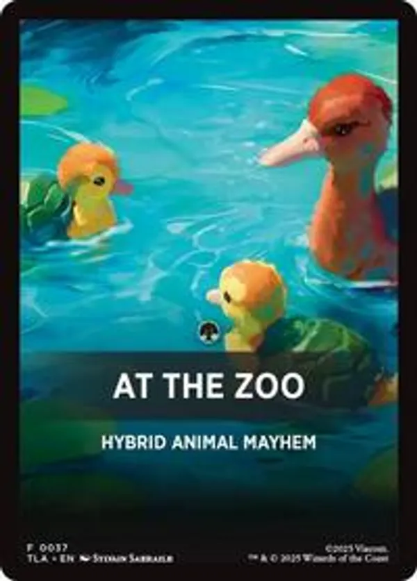 At The Zoo Theme Card