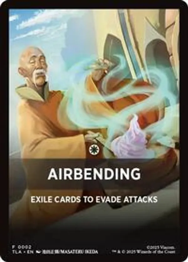 Airbending Theme Card