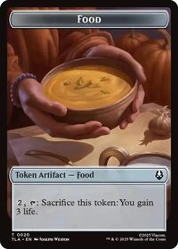 Food (0020) // Ally (0007) Double-Sided Token