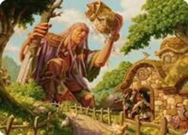 Curious Colossus Art Card