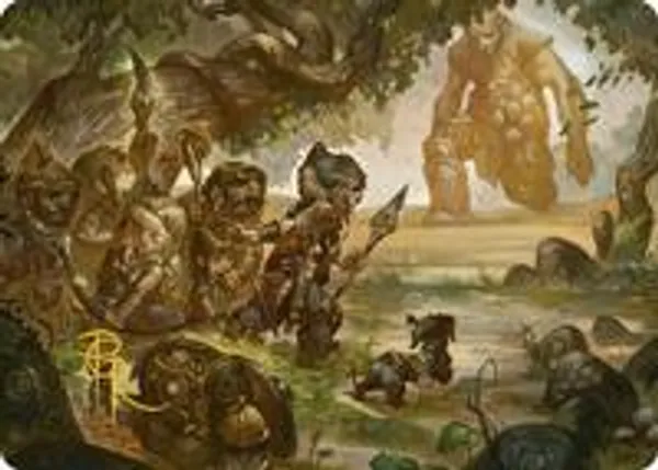 Protective Response Art Card (Gold-Stamped Signature)