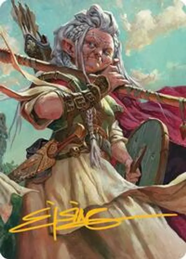 Brigid, Clachan's Heart Art Card (Gold-Stamped Signature)