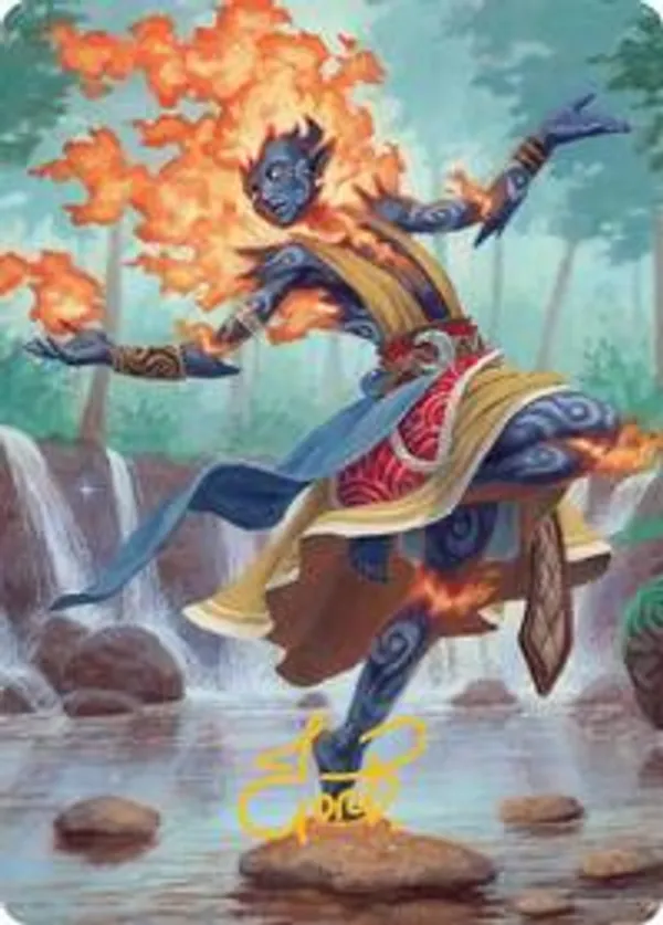 Ashling, Rekindled Art Card (16/54) (Gold-Stamped Signature)