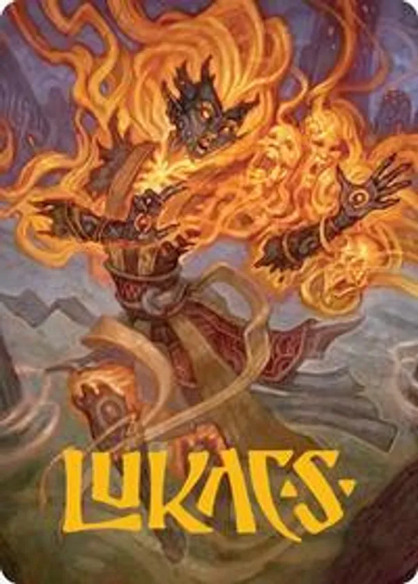 Ashling, Rekindled Art Card (33/54) (Gold-Stamped Signature)