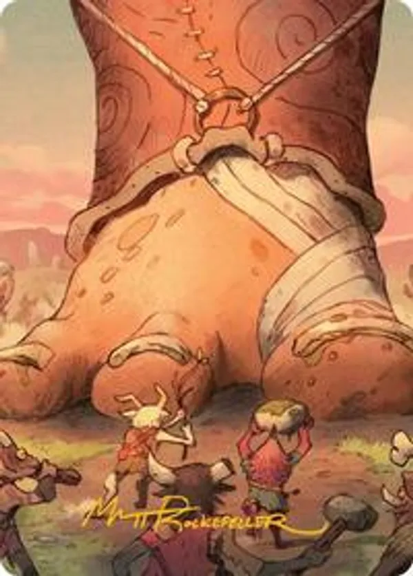 Meek Attack Art Card (Gold-Stamped Signature)