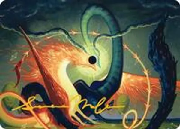 Celestial Reunion Art Card (42/54) (Gold-Stamped Signature)