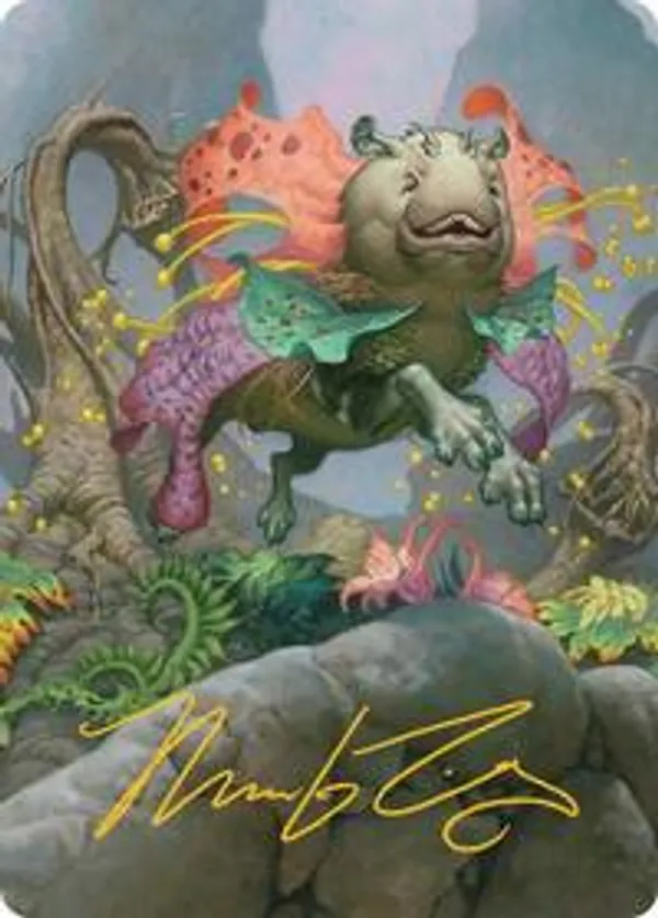 Vibrance Art Card (Gold-Stamped Signature)