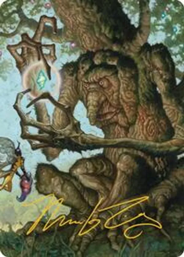 Faeburrow Elder Art Card (Gold-Stamped Signature)