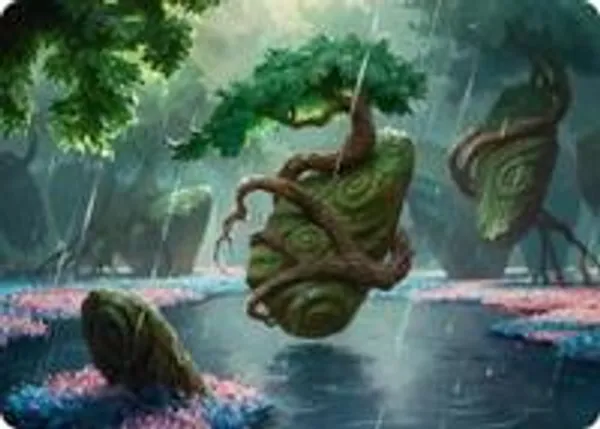 Rain-Slicked Copse Art Card