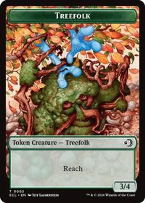 Treefolk // Goblin Double-Sided Token