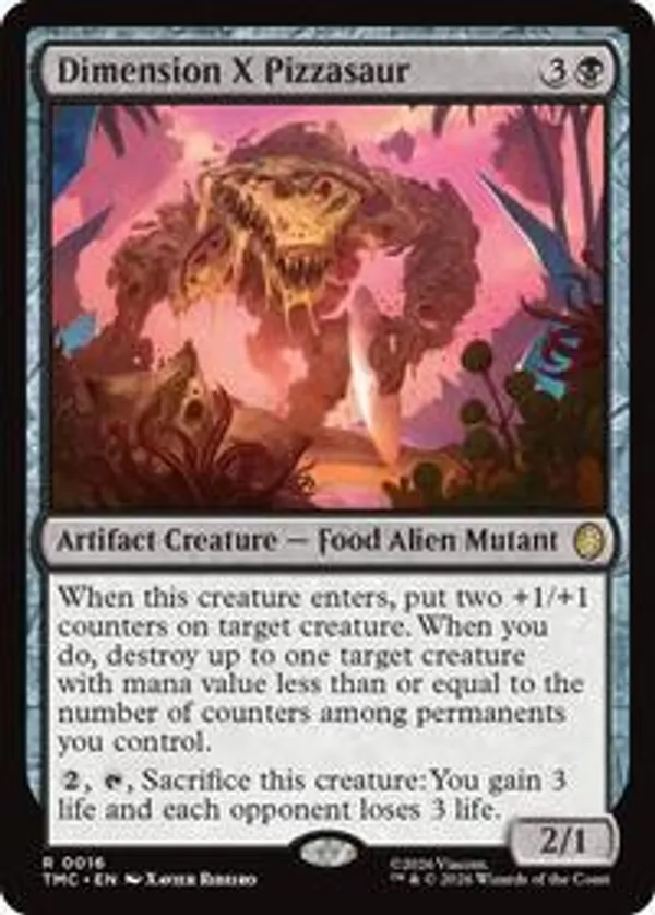 Dimension X Pizzasaur