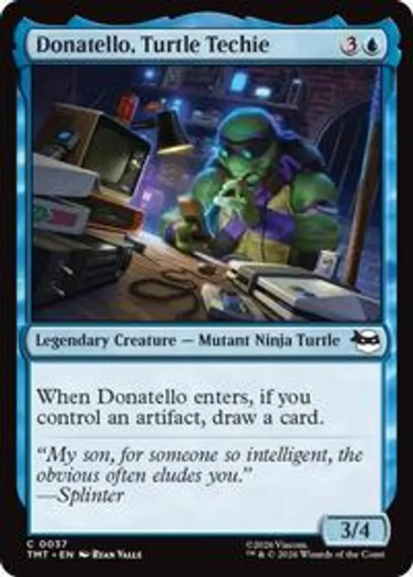 Donatello, Turtle Techie