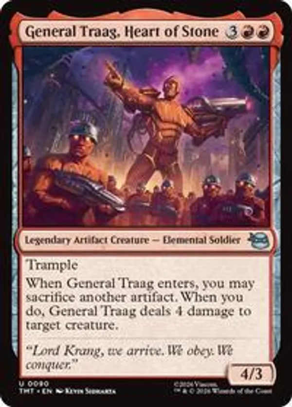 General Traag, Heart of Stone