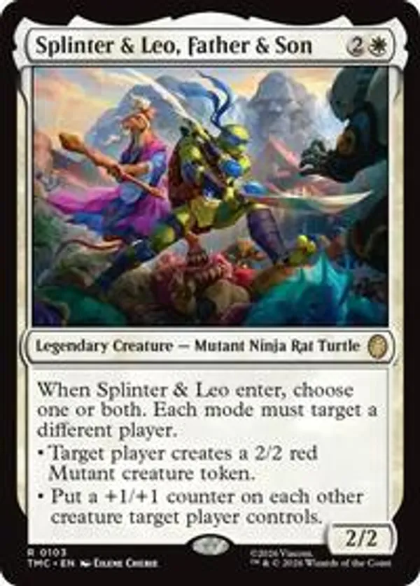 Splinter & Leo, Father & Son