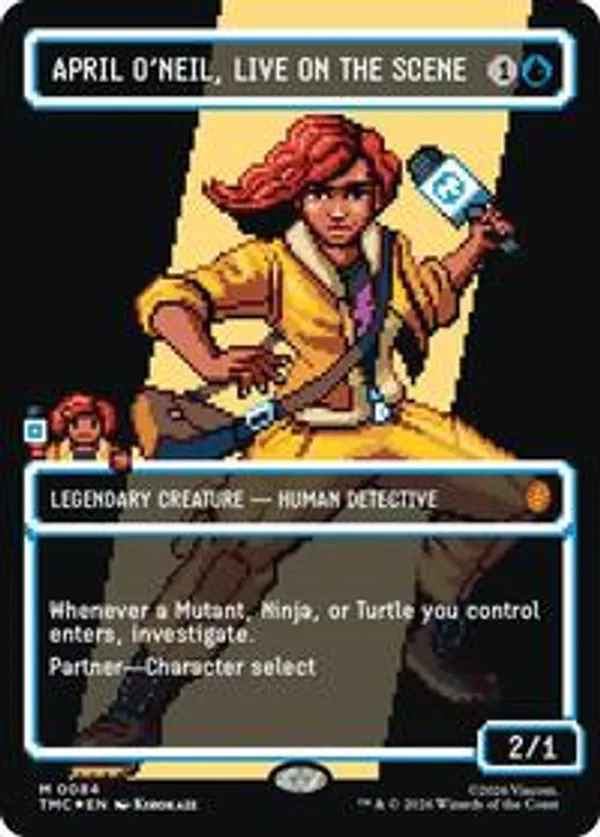 April O'Neil, Live on the Scene (Borderless) (Surge Foil
