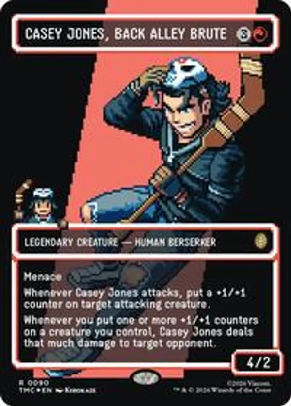 Casey Jones, Back Alley Brute (Borderless) (Surge Foil)