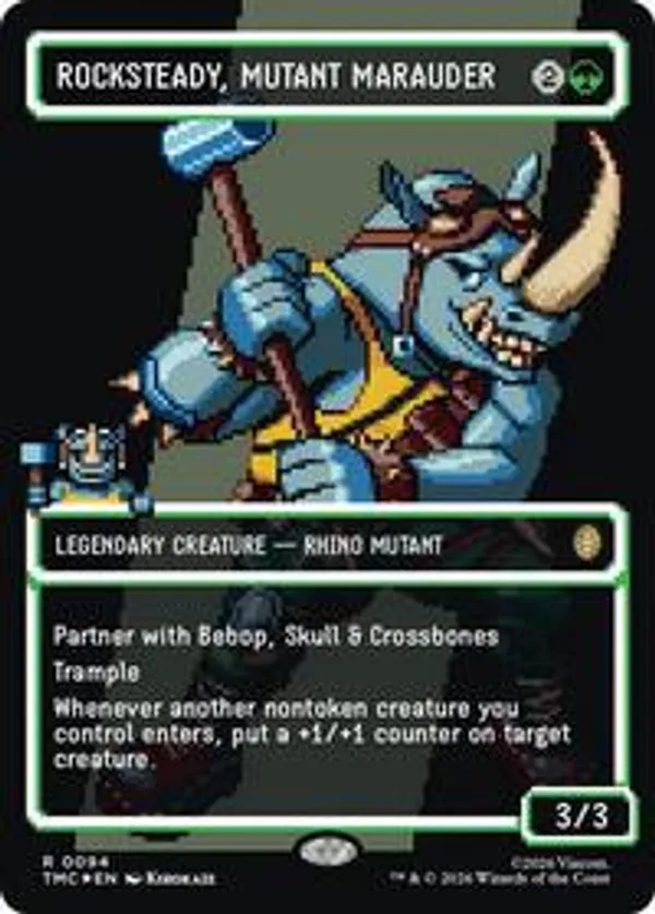 Rocksteady, Mutant Marauder (Borderless) (Surge Foil)