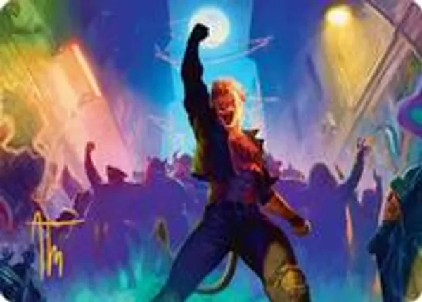 Sally Pride, Lioness Leader Art Card (Gold-Stamped Signature)