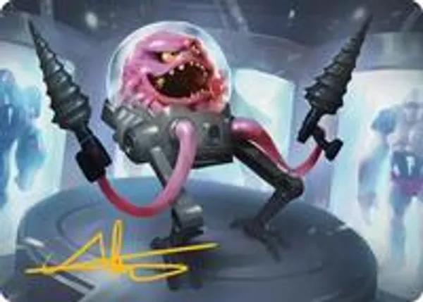 Krang, Master Mind Art Card (4/54) (Gold-Stamped Signature)