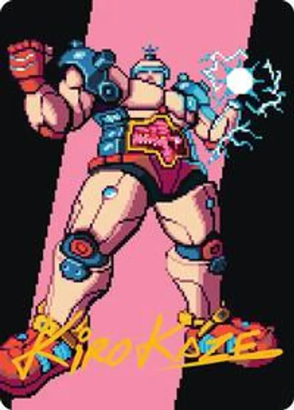 Krang, the All-Powerful Art Card (Gold-Stamped Signature)