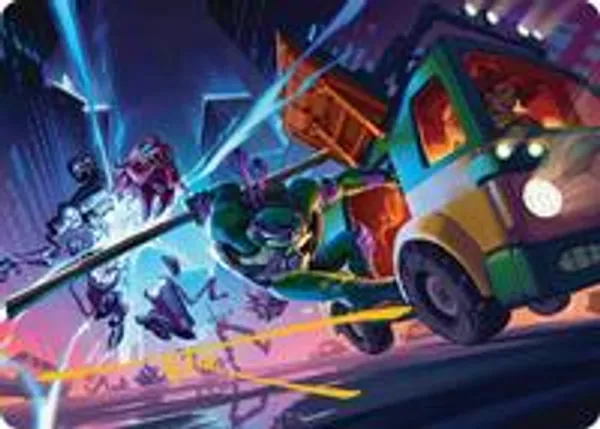 Donatello, Rad Scientist Art Card (Gold-Stamped Signature)