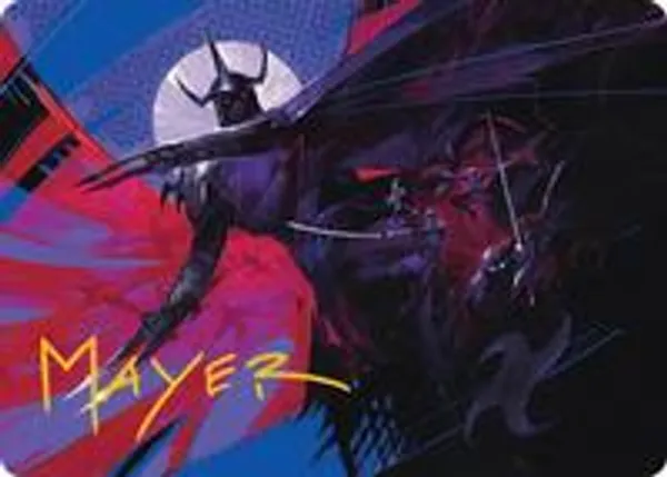 Shredder's Technique Art Card (Gold-Stamped Signature)