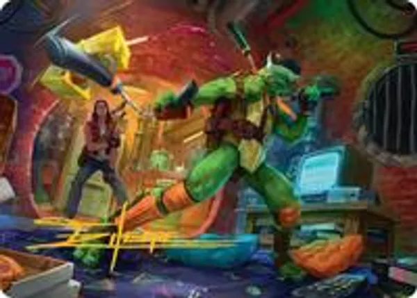 Michelangelo, Game Master Art Card (Gold-Stamped Signature)